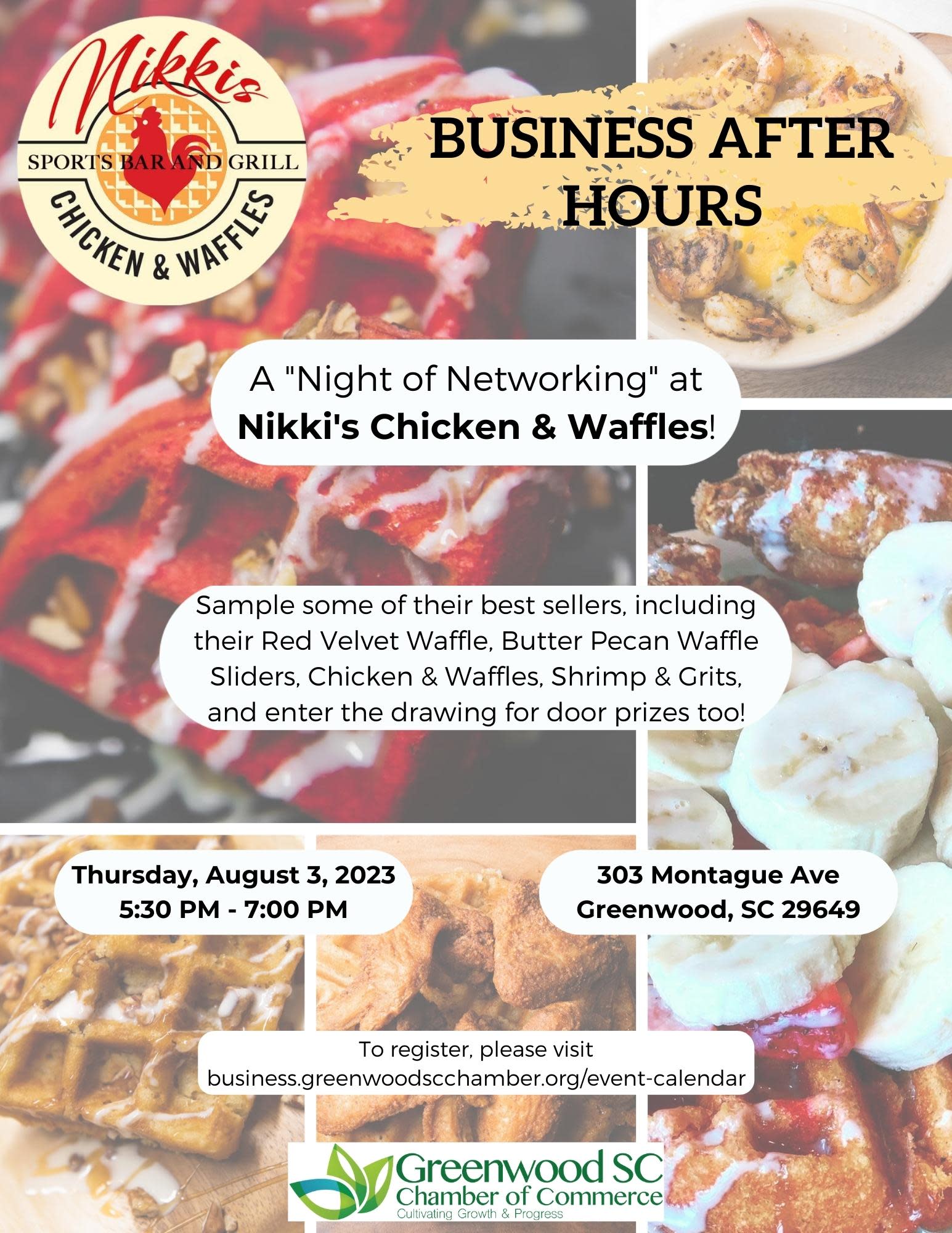 Business After Hours Nikki's Chicken & Waffles Greenwood Chamber of