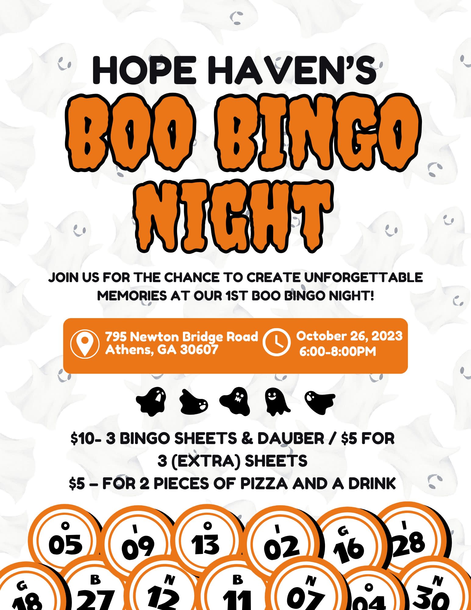Boo Bingo - Madison County Chamber of Commerce