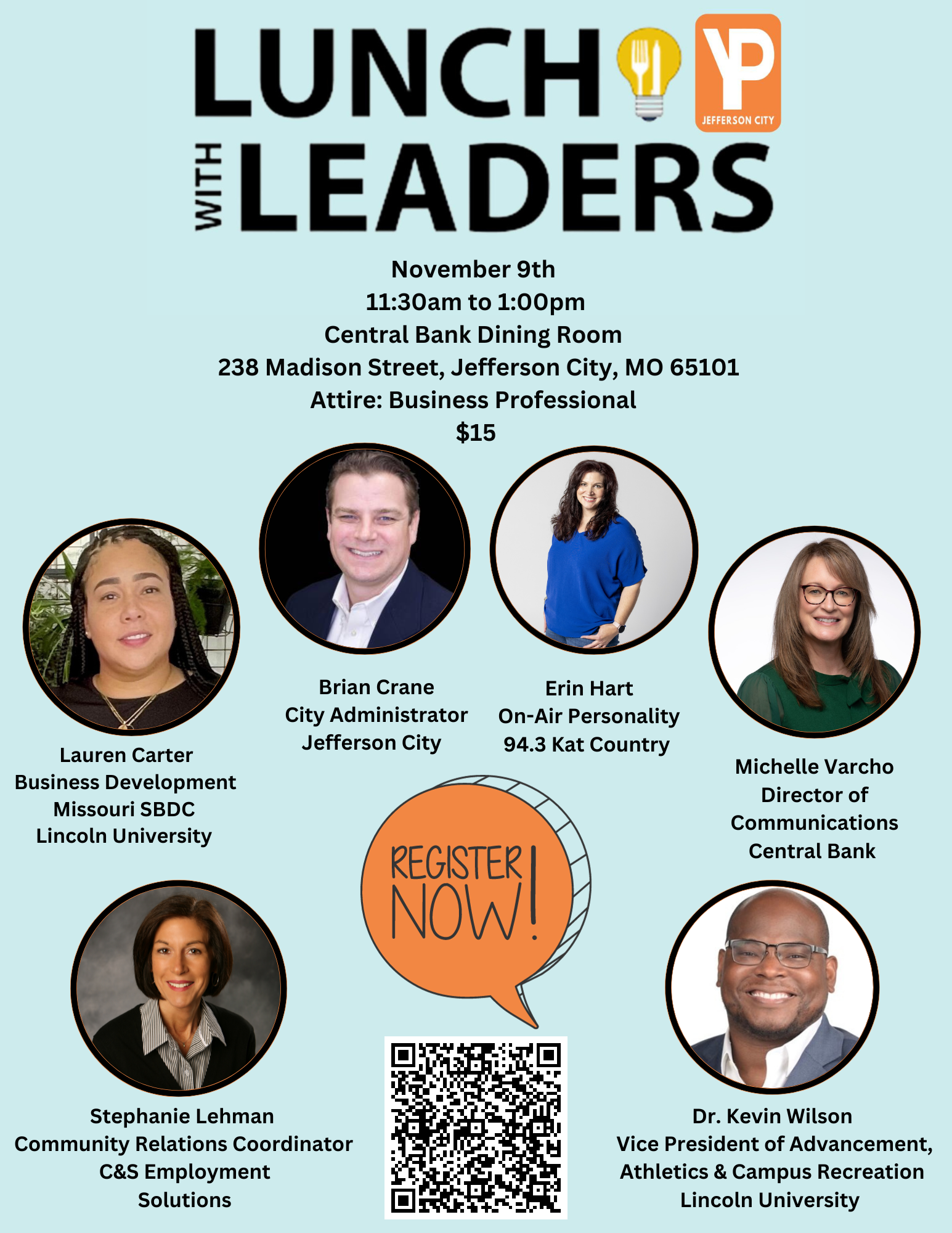 YP Lunch with Leaders - November 2023 - Event Registration