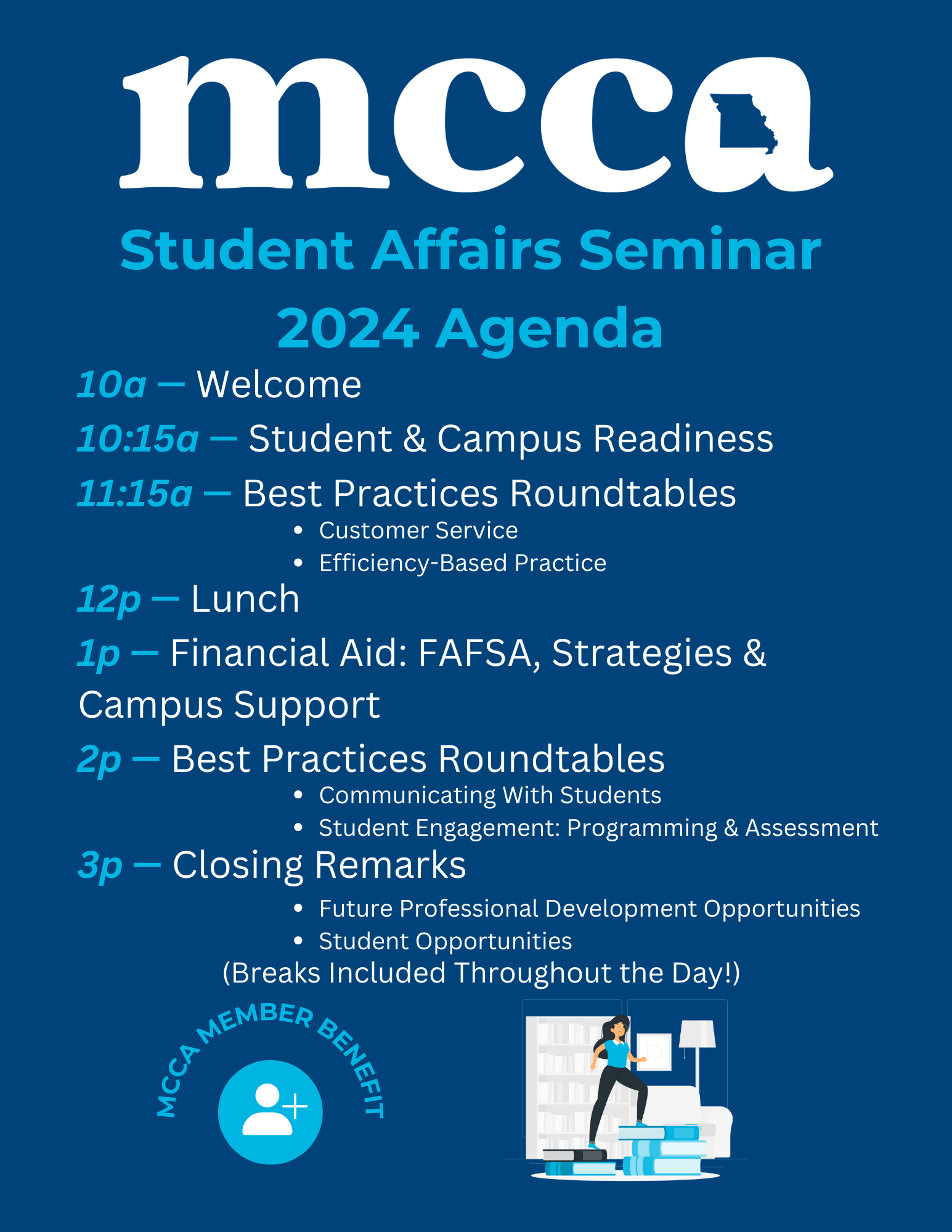 MCCA 2024 Student Affairs Seminar Event Registration