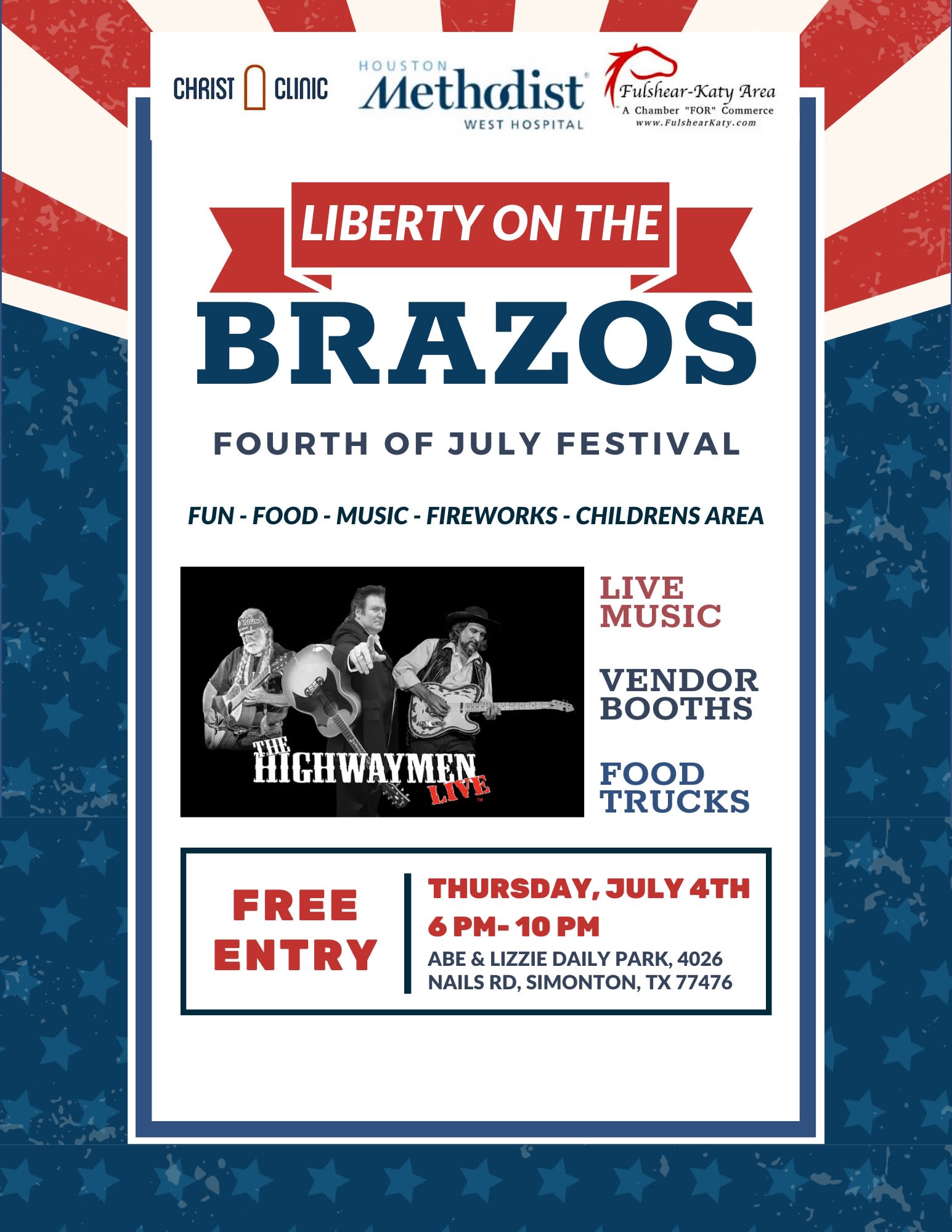 Liberty on the Brazos / 4th of July Festival - Fulshear Area Chamber of ...