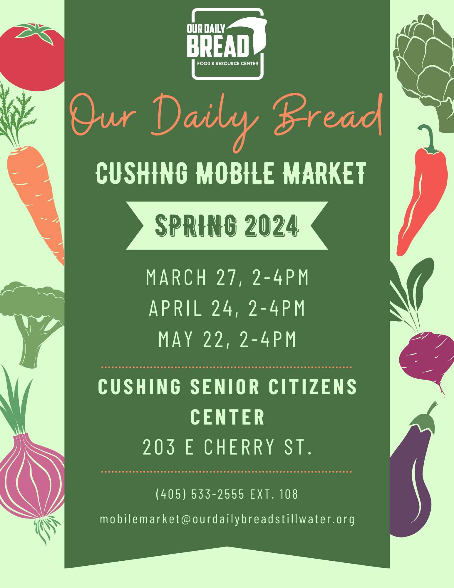 Our Daily Bread Mobile Market in Cushing, OK Cushing Chamber of Commerce