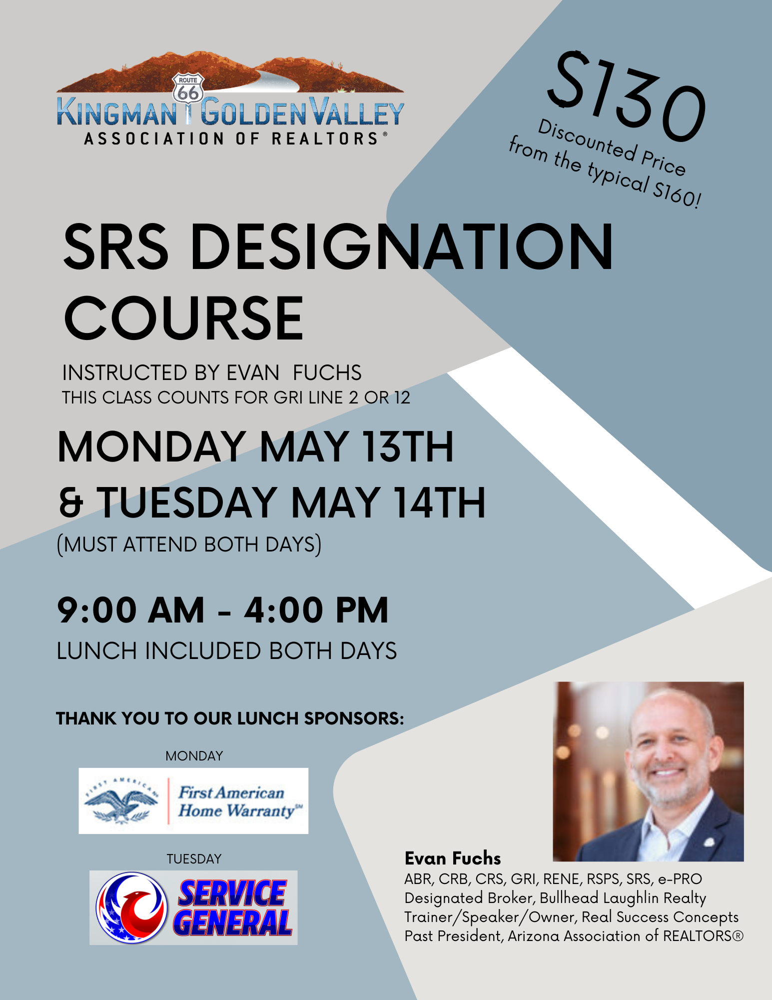 Two Day SRS Designation Training by Evan Fuchs default Kingman