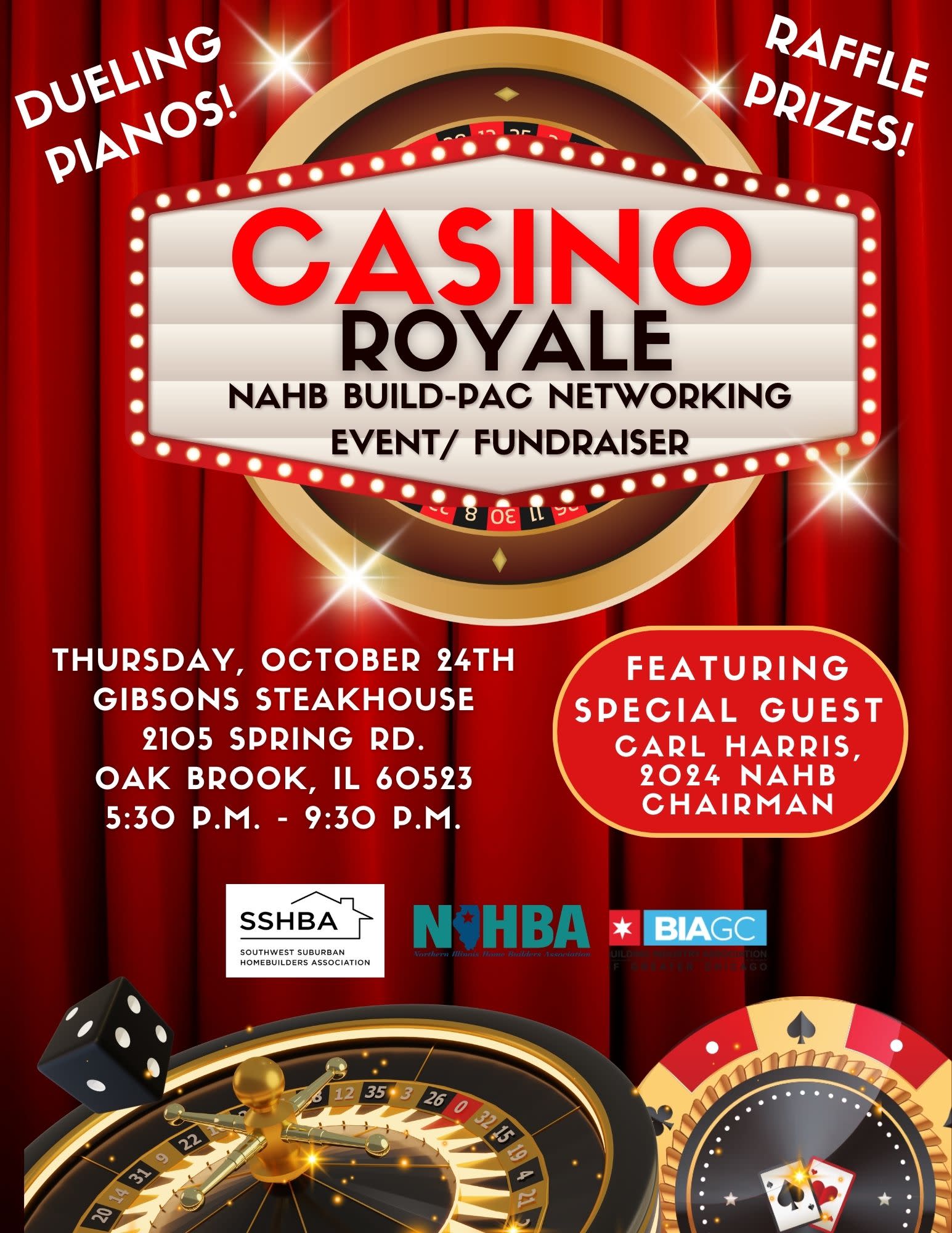 Casino Royale-- NAHB BUILD-PAC Networking Fundraiser - SSHBA