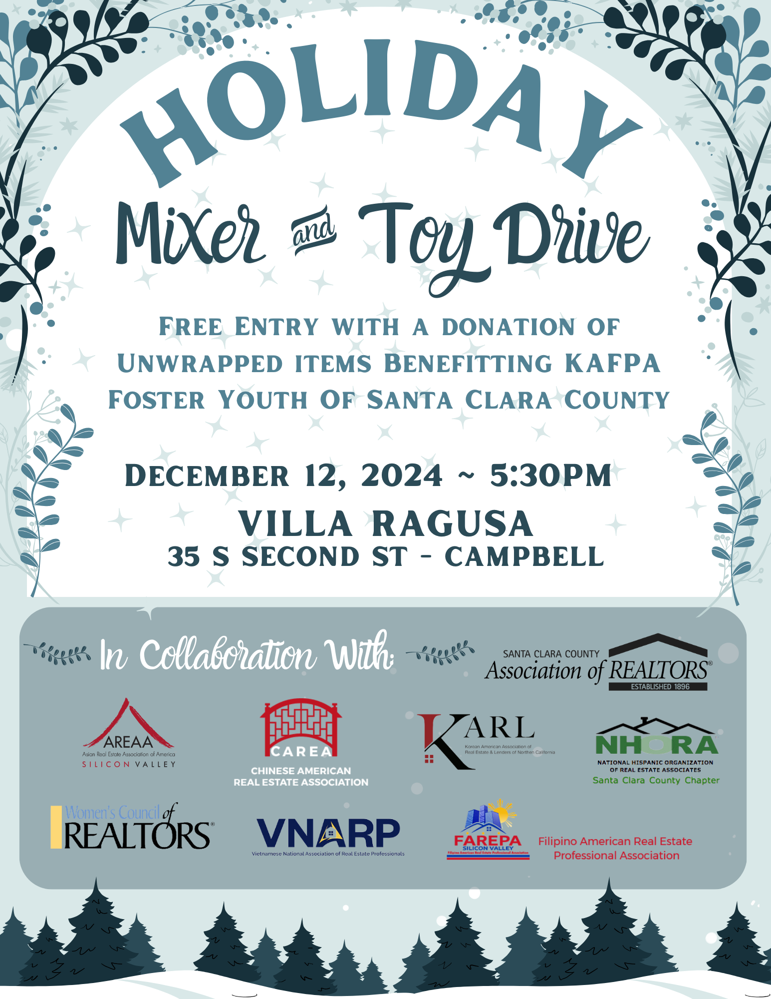 Member Holiday Winter Mixer (1224) Santa Clara County Association