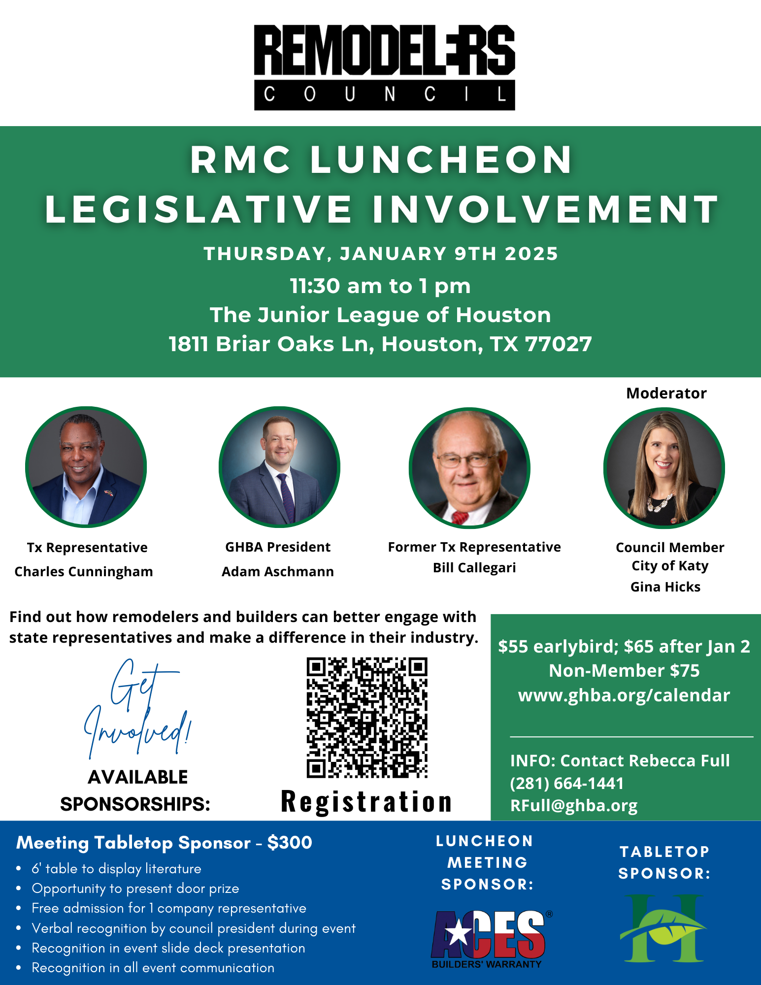 RMC Legislative Involvement Luncheon January 2025 GHBA