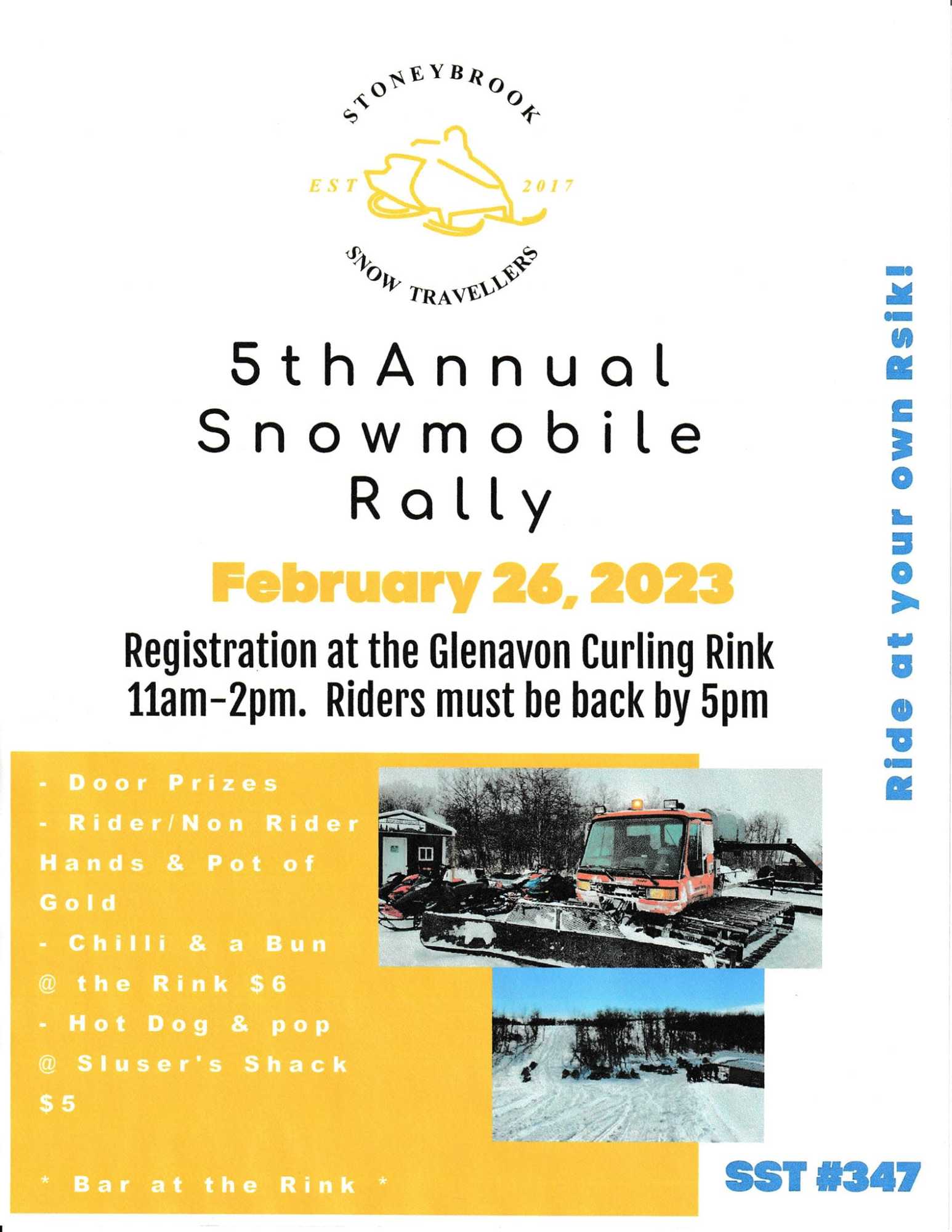 Stoneybrook Snowmobile Rally 2023 - Saskatchewan Snowmobile Association