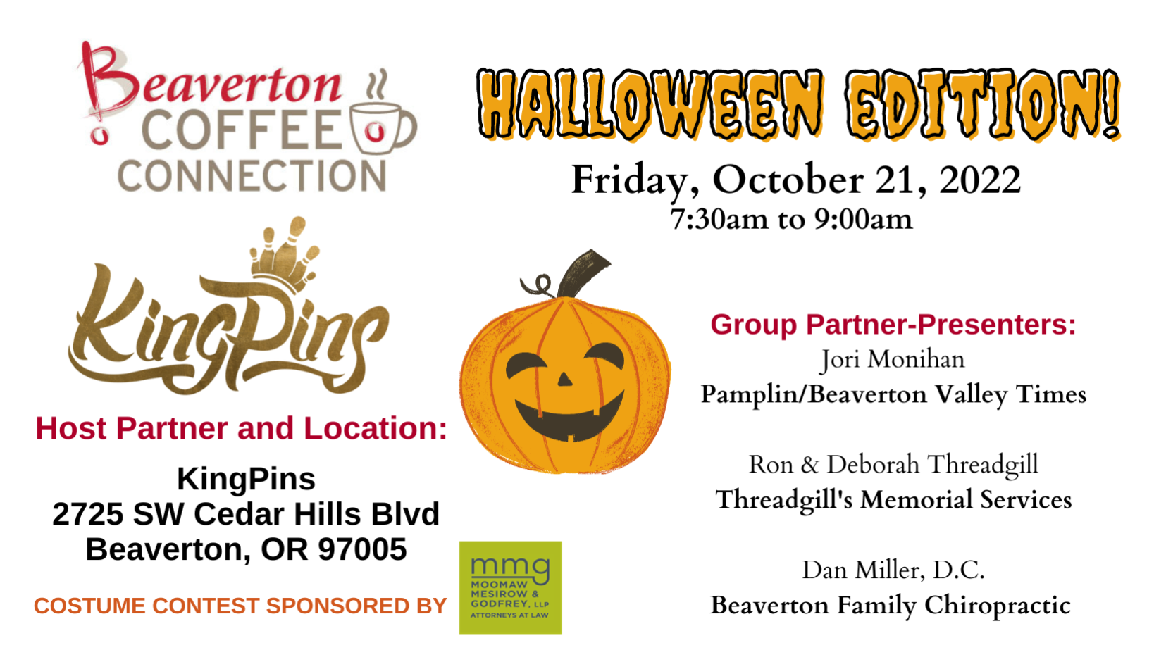 Group Coffee Connection KingPins Beaverton Area Chamber of Commerce