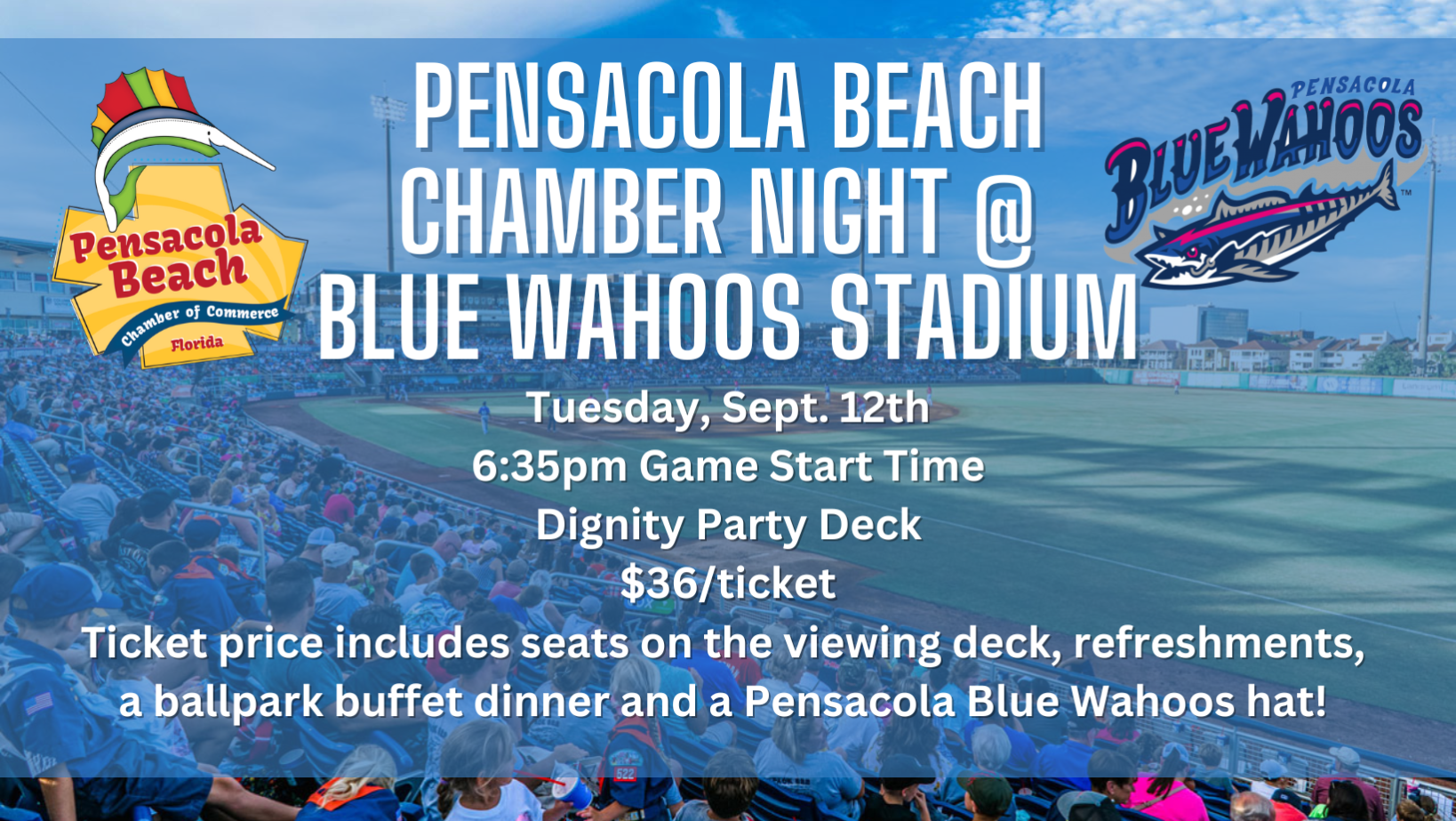 Blue Wahoos Baseball - Pensacola Beach FUN