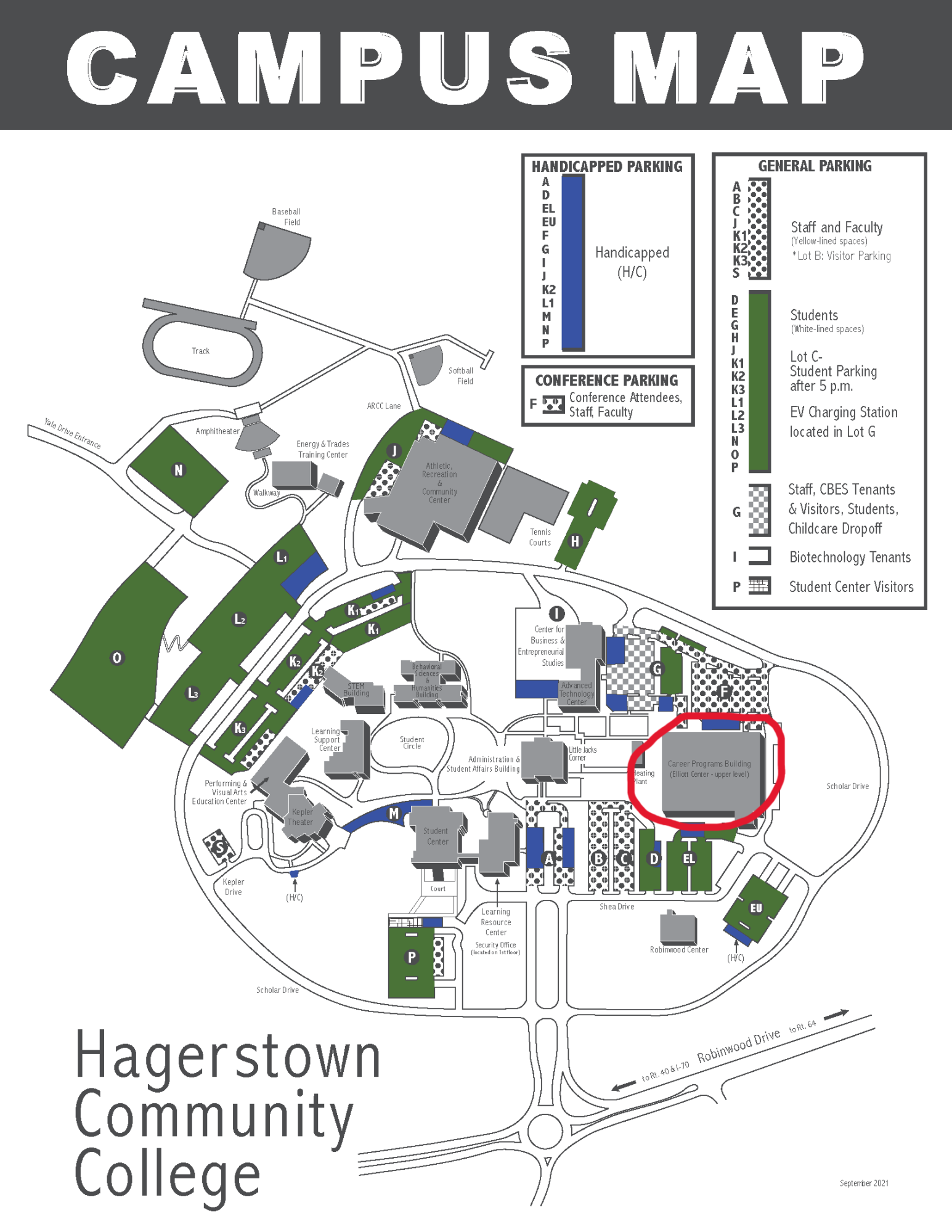 Campus Map 2022 Marked 