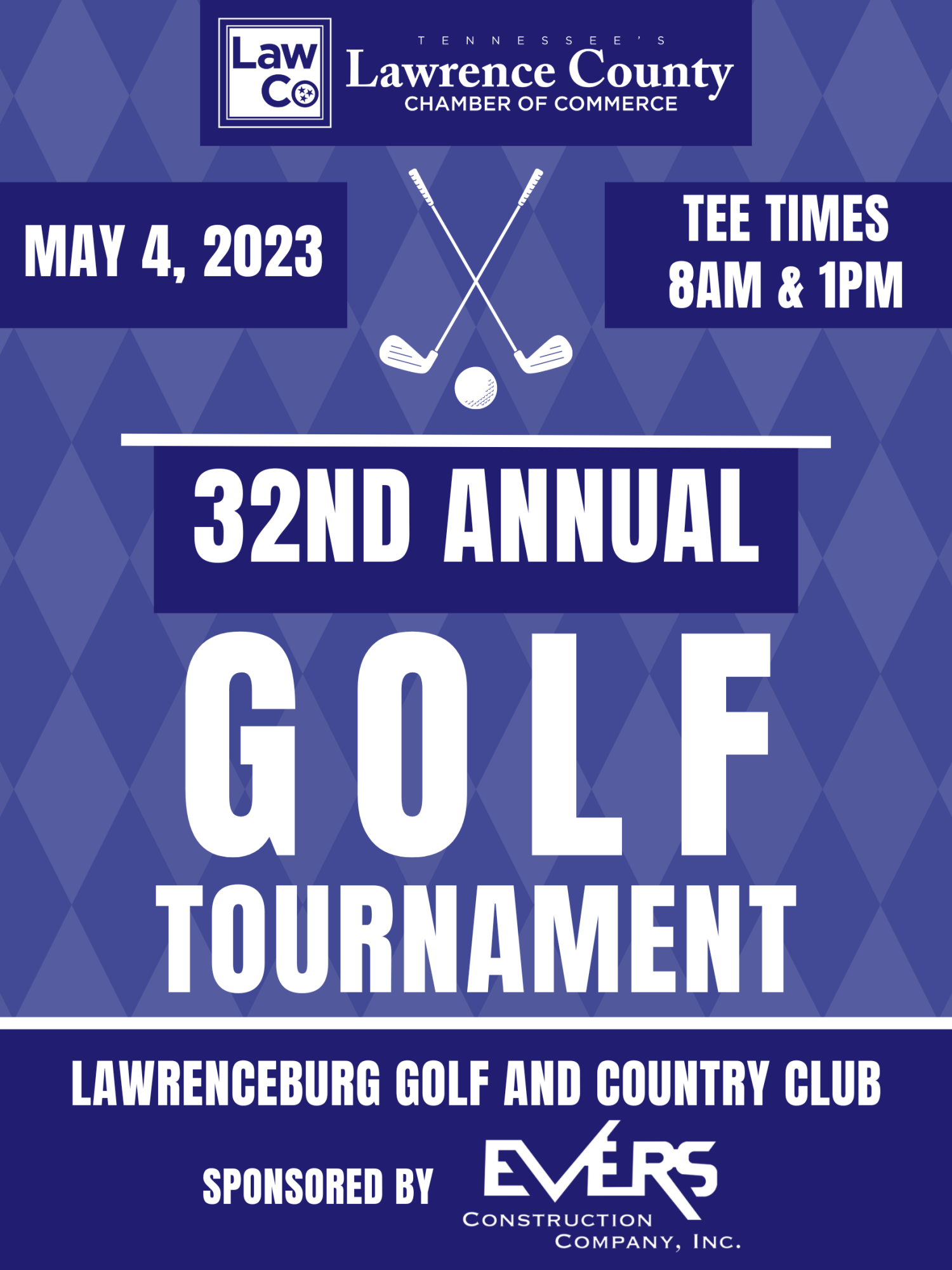 The 32nd Annual Golf Tournament – Lawrence County, TN Chamber of Commerce