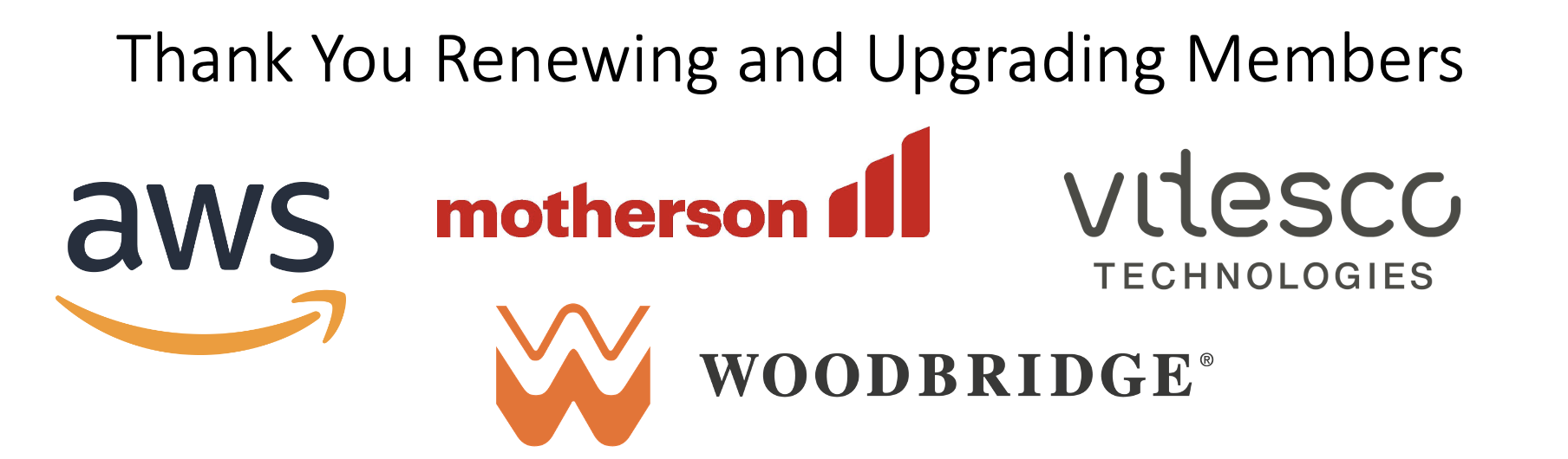 logos of renewing members