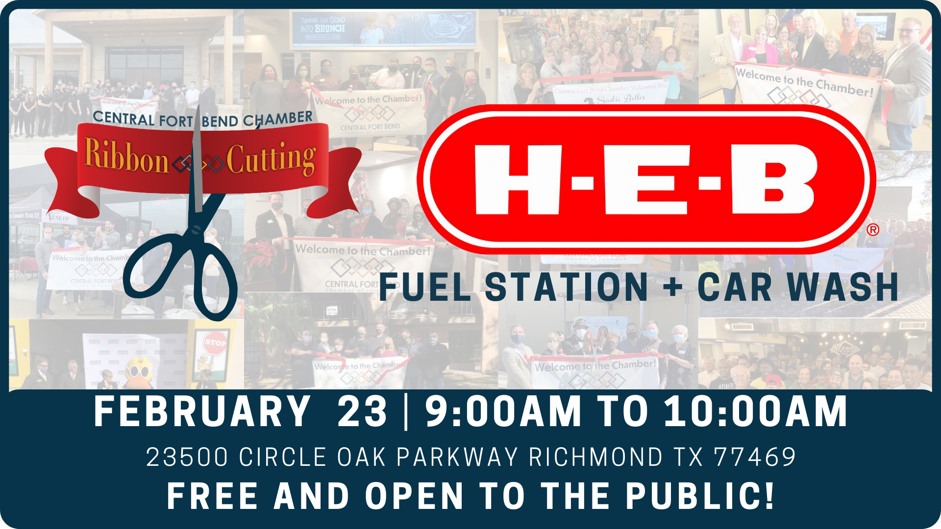 Ribbon Cutting HEB Fuel Center Central Fort Bend Chamber
