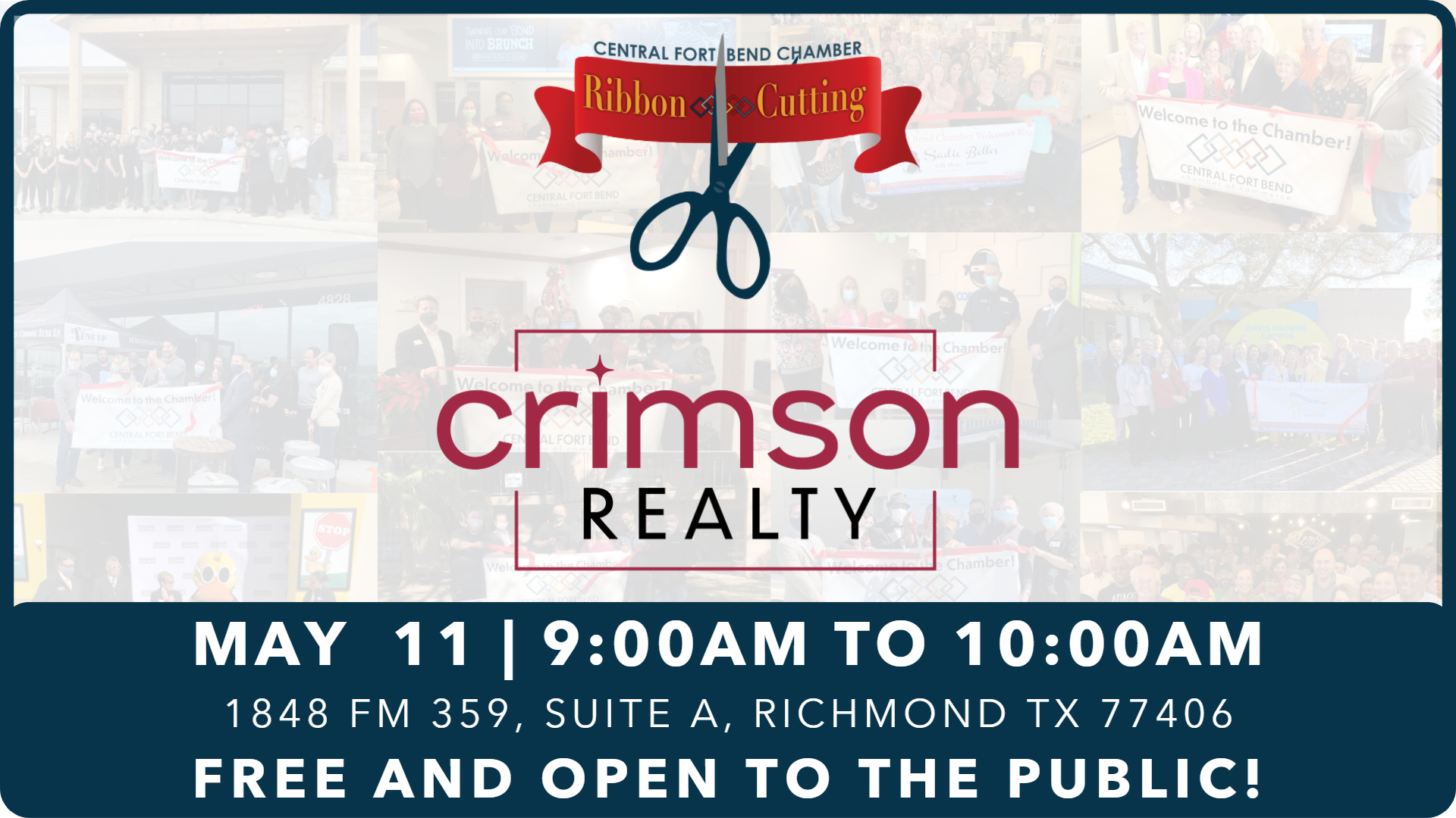 Ribbon Cutting Crimson Realty Central Fort Bend Chamber