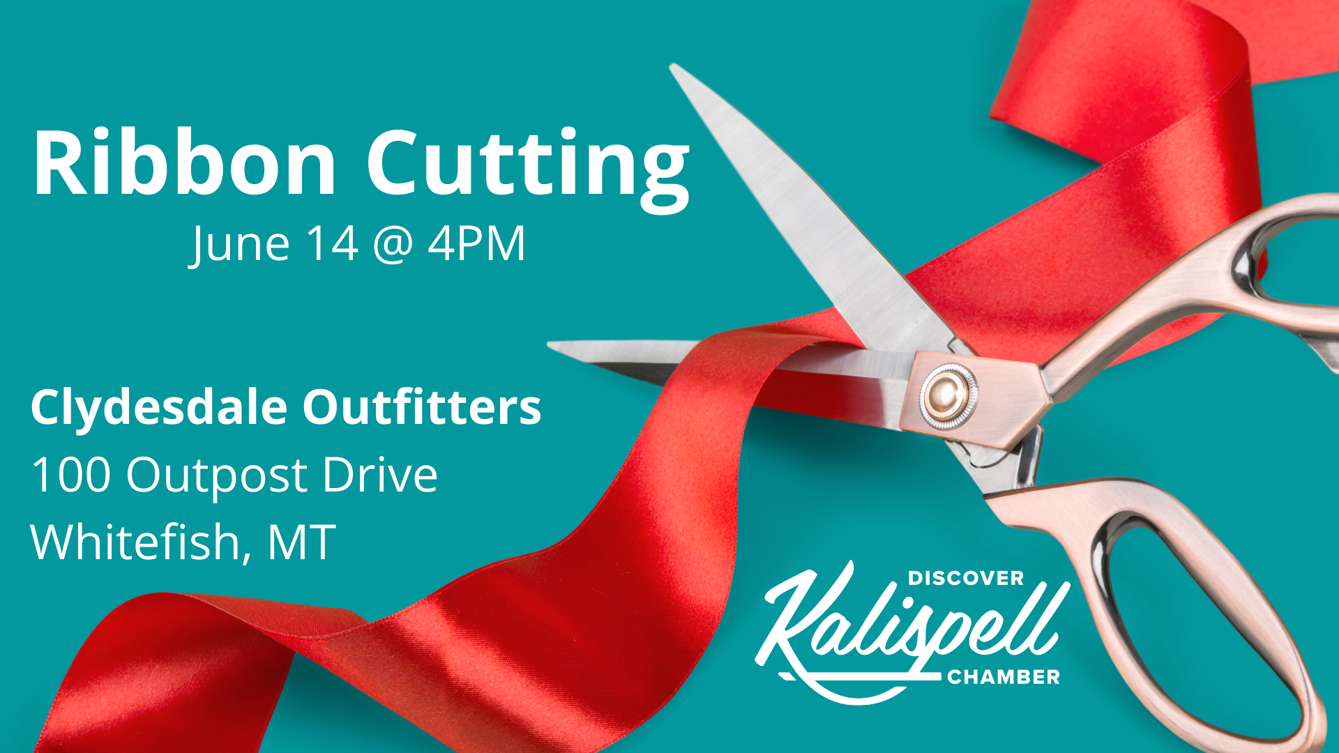 Ribbon Cutting Clydesdale Outfitters