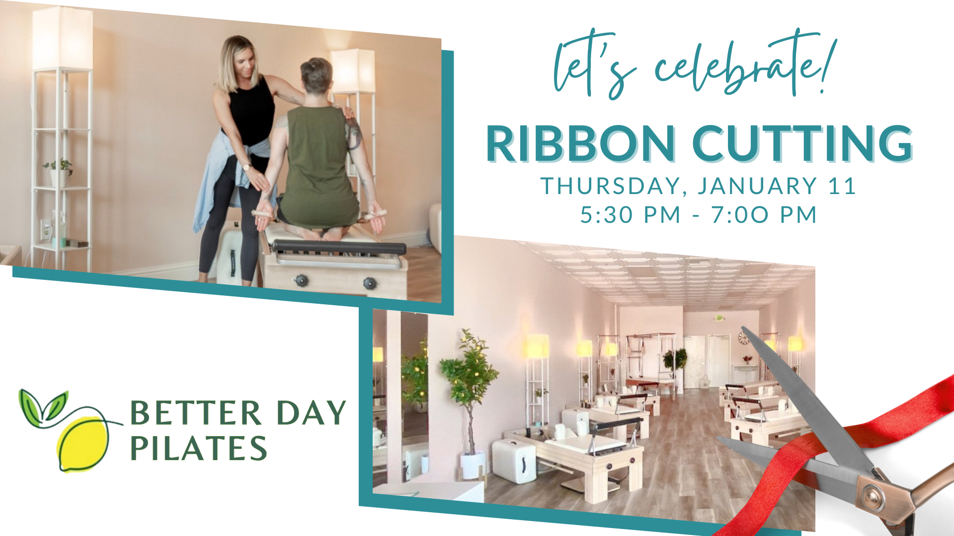 CHAMBER: Ribbon Cutting for Visi Partner Better Day Pilates - Choose Folsom