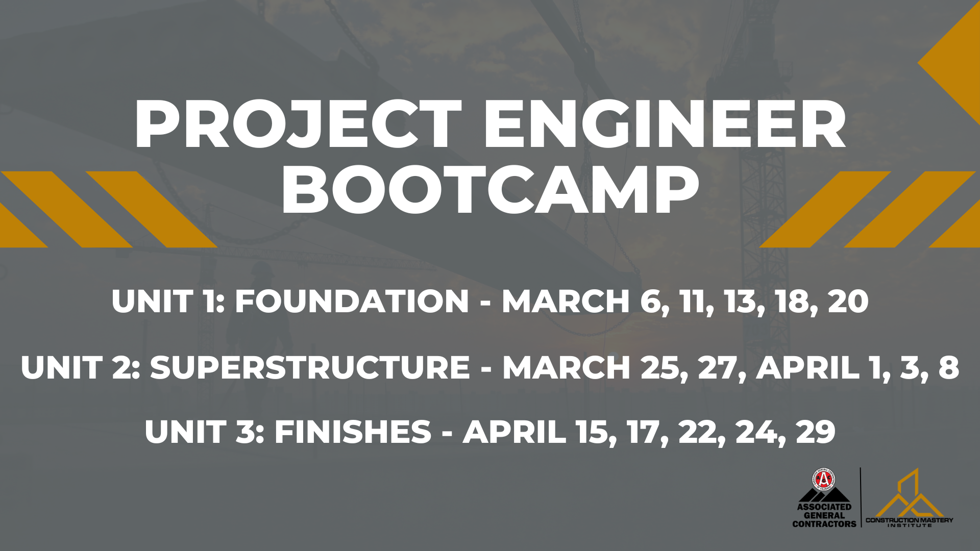 Project Engineer Bootcamp UNIT 1 Inland Northwest Associated