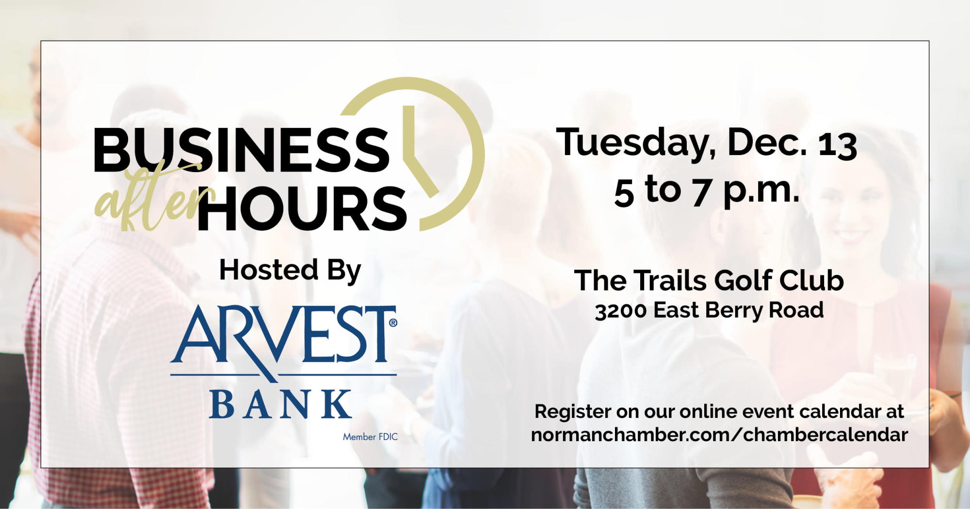 Business After Hours with ARVEST Bank Event Registration