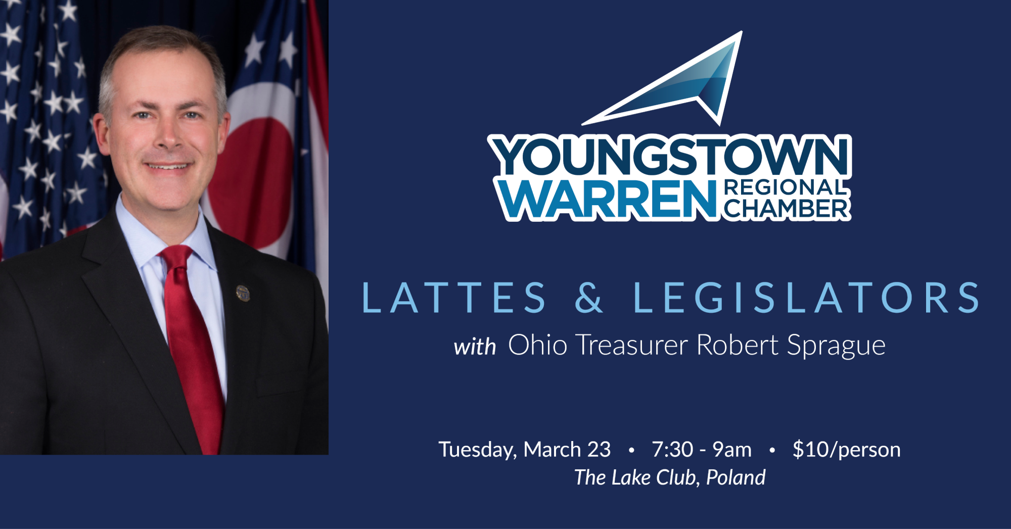 Lattes & Legislators with Ohio Treasurer Robert Sprague