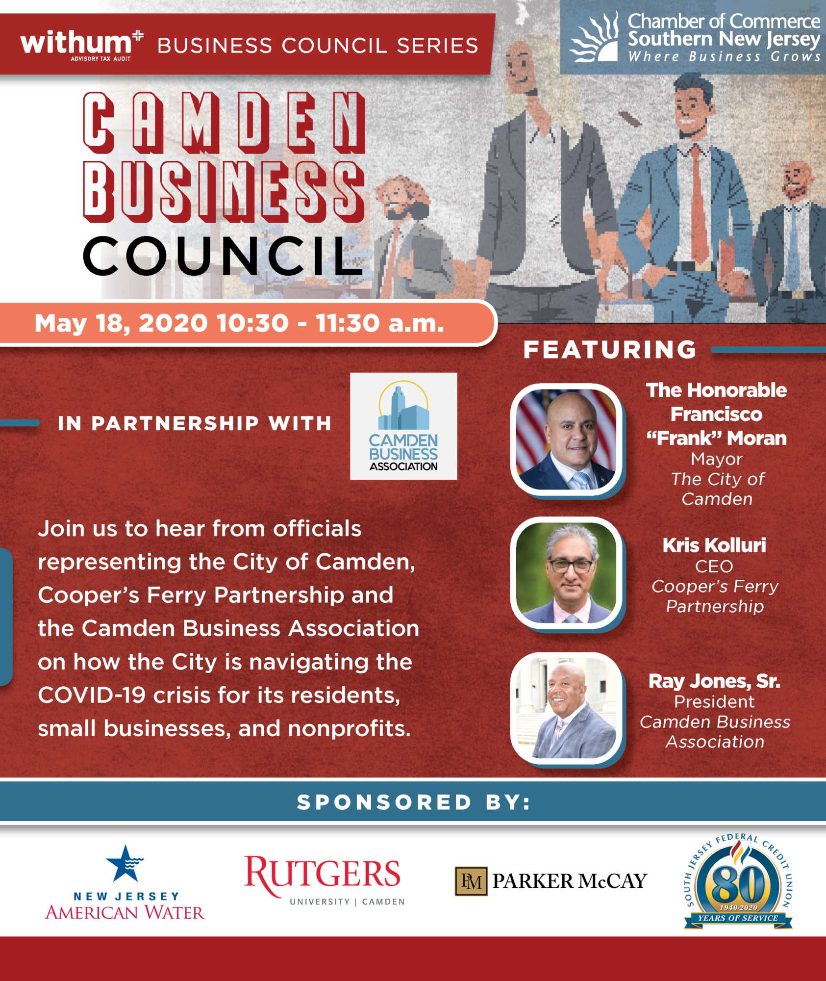 Camden Business Council Chamber of Commerce Southern New Jersey CCSNJ