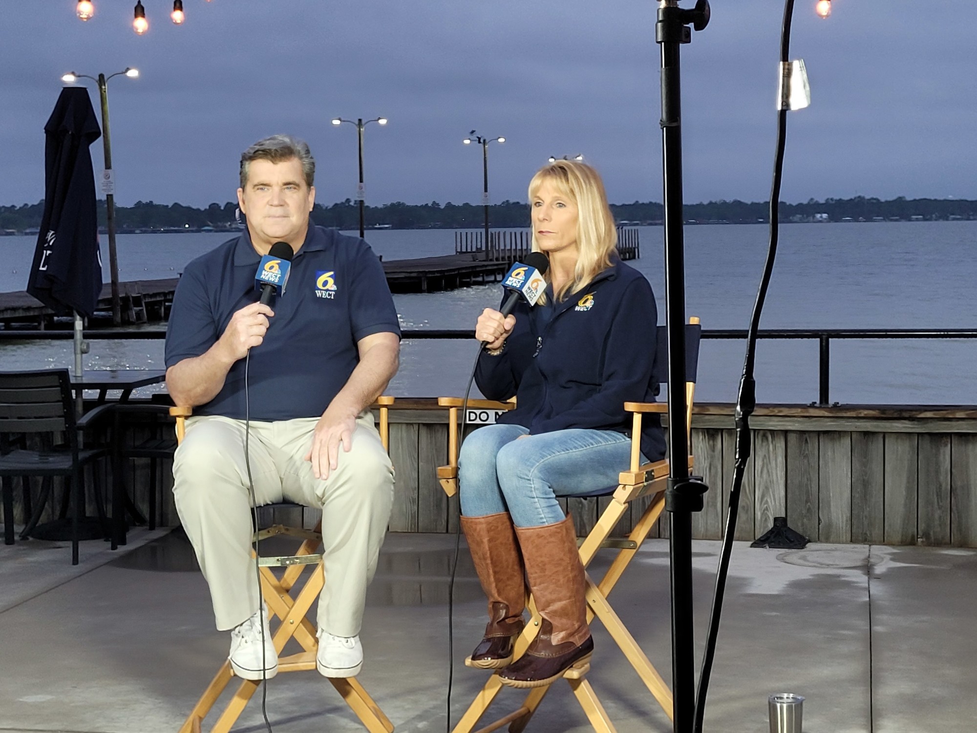 WECT anchors early Friday morning at Goldston's Beach