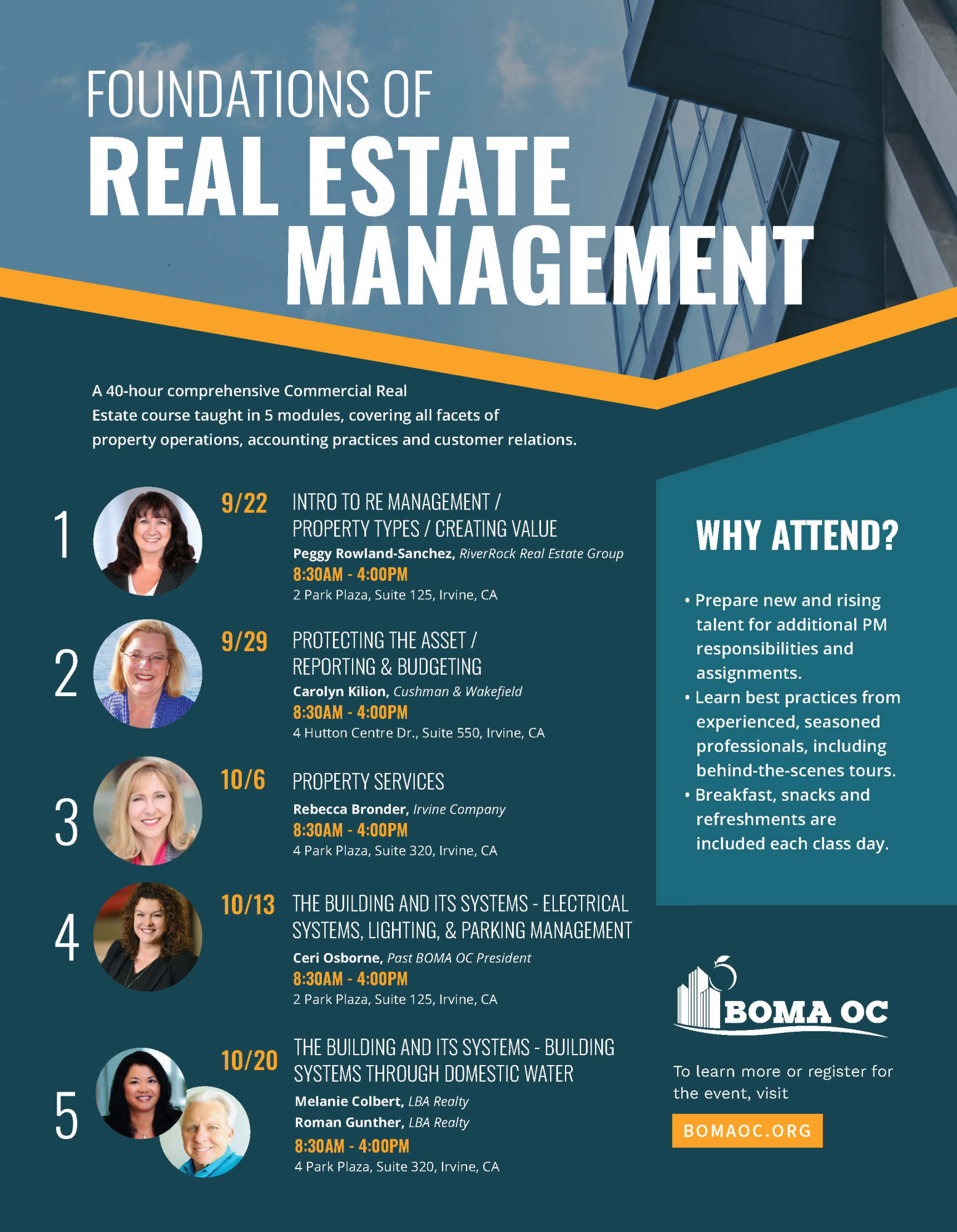 Module For Property FREM - Class 1 - Modules 1, 2 & 3 – BOMA Orange County