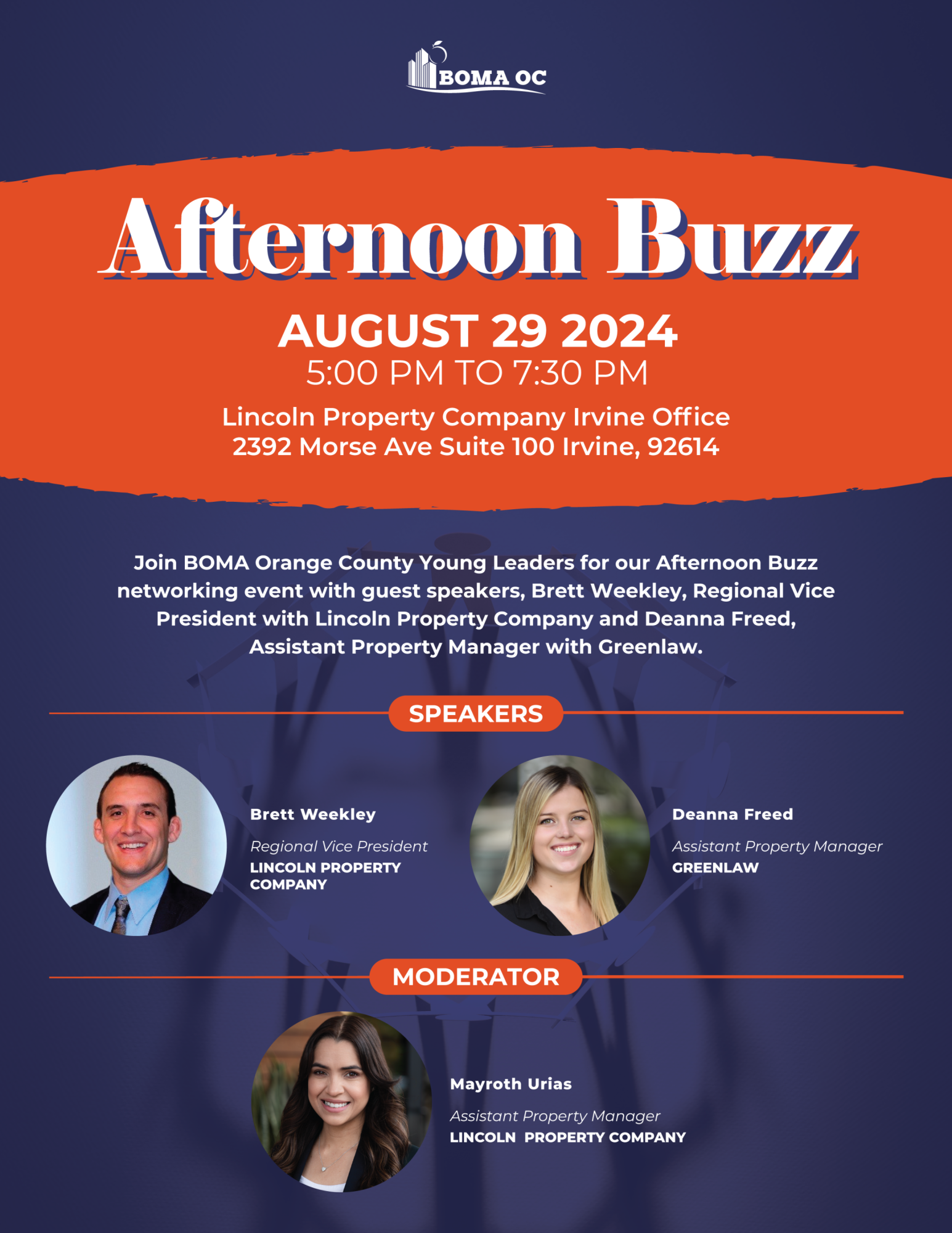 Young Leaders Afternoon Buzz - Event Registration