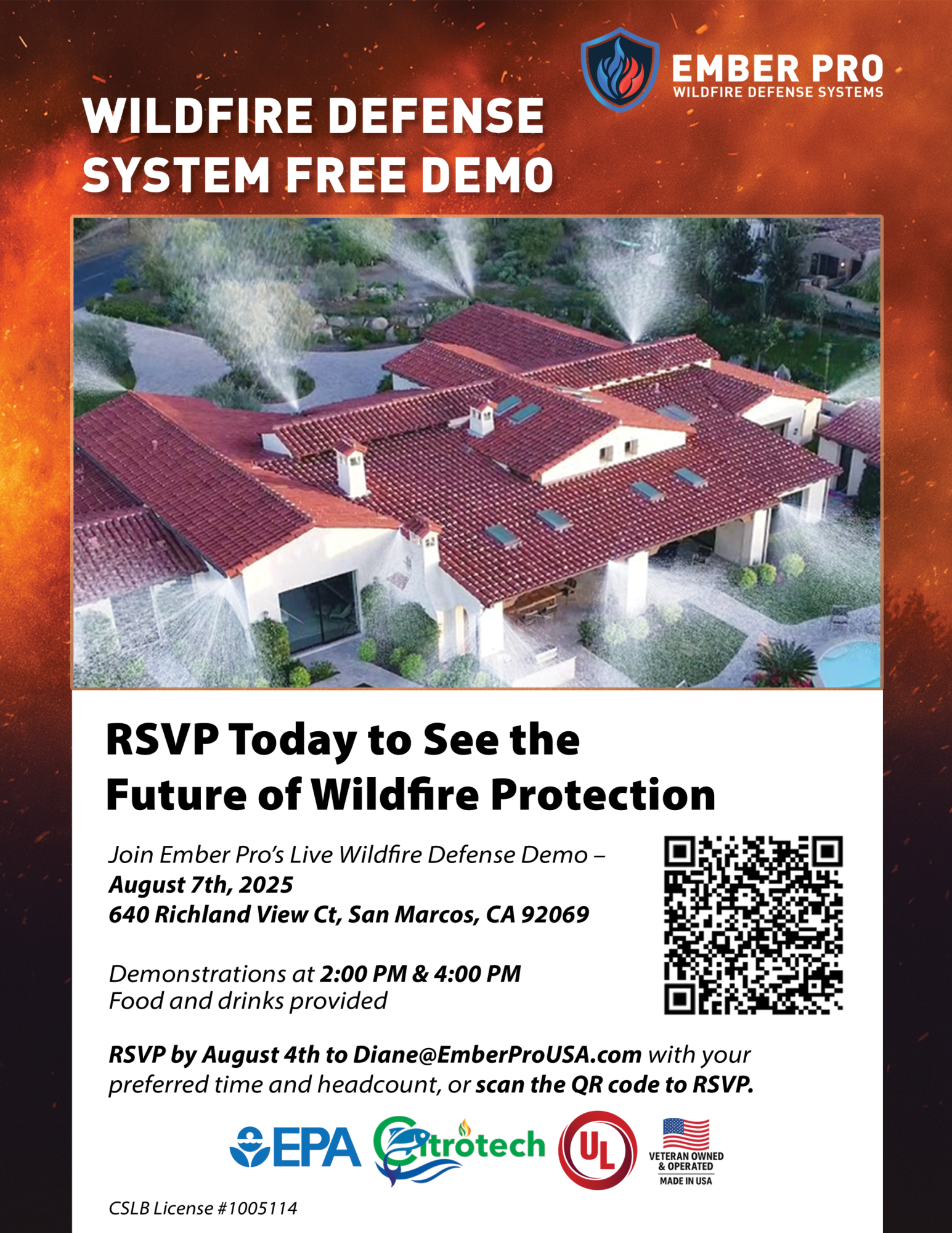 Wildfire Defense System Free Demo with Ember Pro - Fallbrook Chamber of Commerce