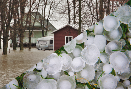 Hail and Flood