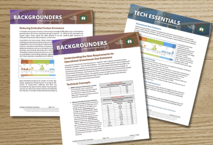 CHBA Backgrounders