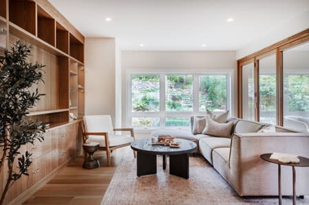 renovated living room