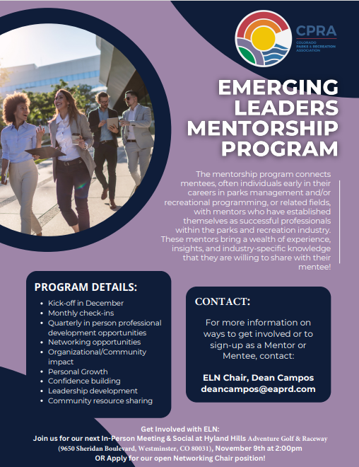 Emerging Leader Network Map Emerging Leaders Network (ELN) Meeting (In-Person) - Colorado Parks ...
