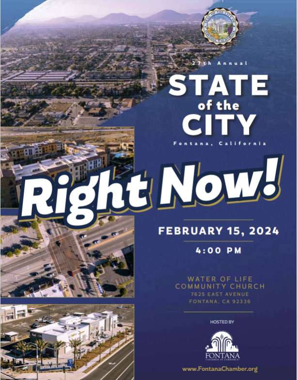 2024 State of the City Fontana Chamber of Commerce CA