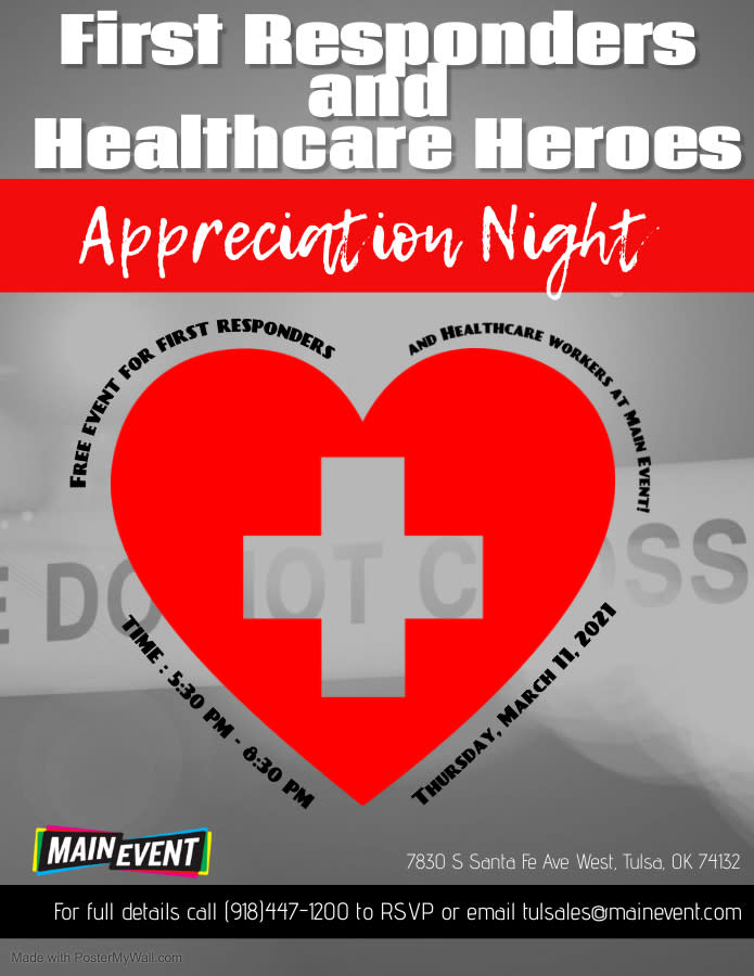 First Responders & Healthcare Workers Discount, Tickets