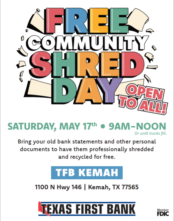 FREE Community Shred Day – Clear Lake Area Chamber of Commerce