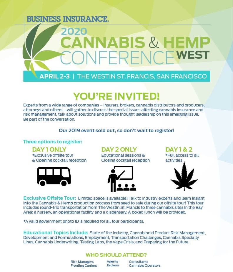 ** Cancelled ** 2020 Cannabis and Hemp Conference West Partner and ...