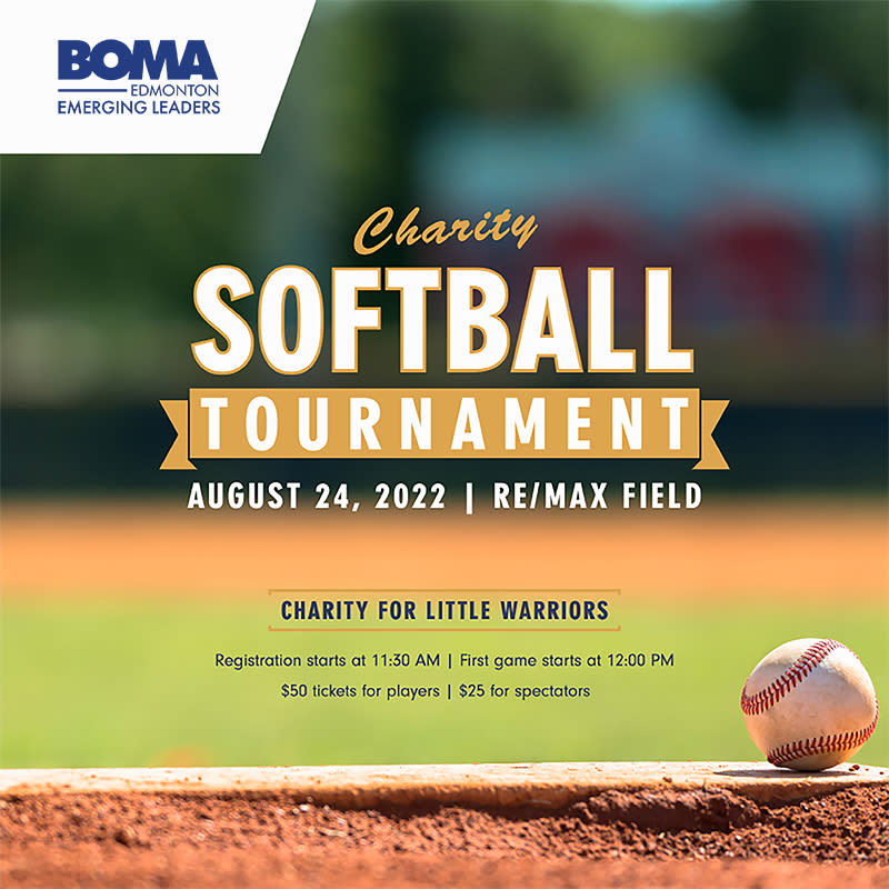 Emerging Leaders Charity Softball Tournament BOMA Edmonton