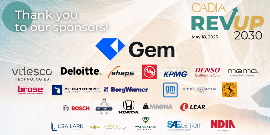 Graphic of all Rev Up sponsors