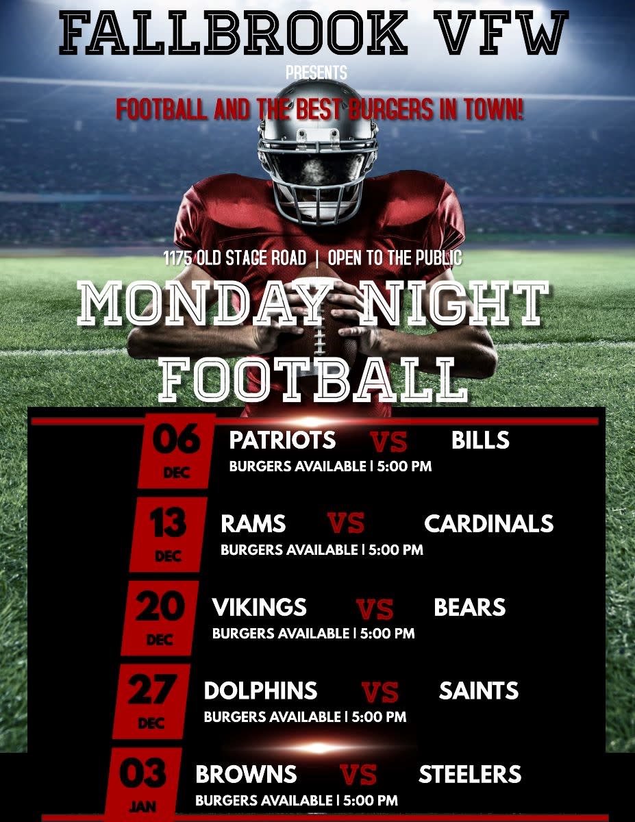 Monday Night Football - Fallbrook Chamber of Commerce