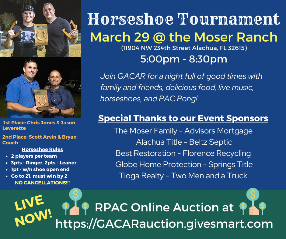 Horseshoe Tournament Event Registration
