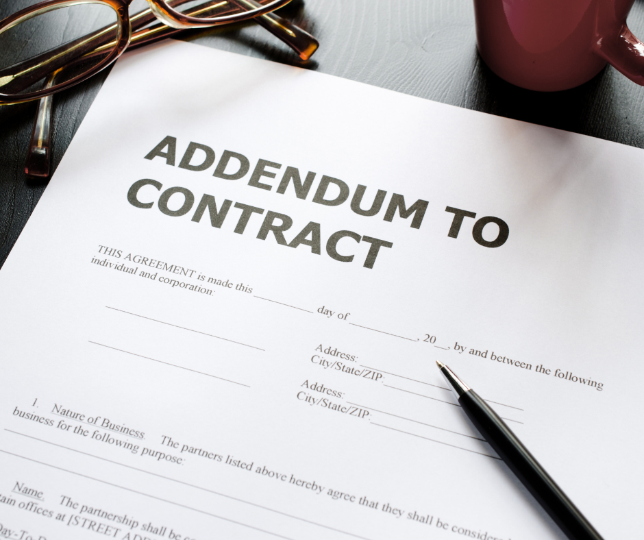 Do You Know Your 1-4 Contract Addendums? - South Padre Island Board of ...
