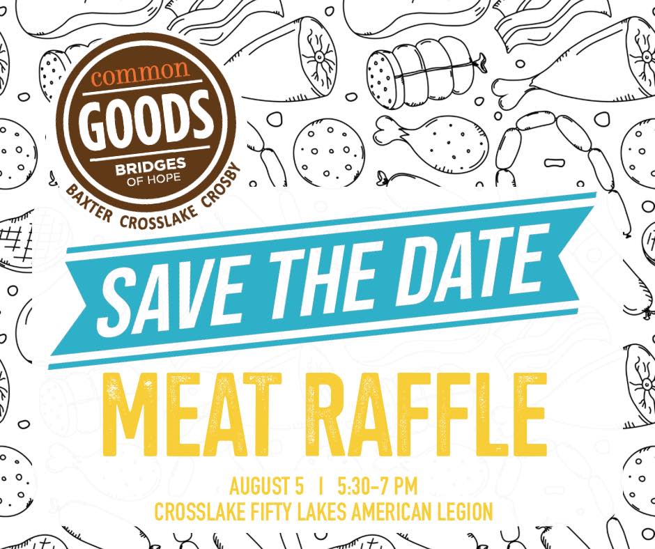 Meat Raffle Magnet Meat Raffle at the Crosslake Legion CM - Crosslake Minnesota