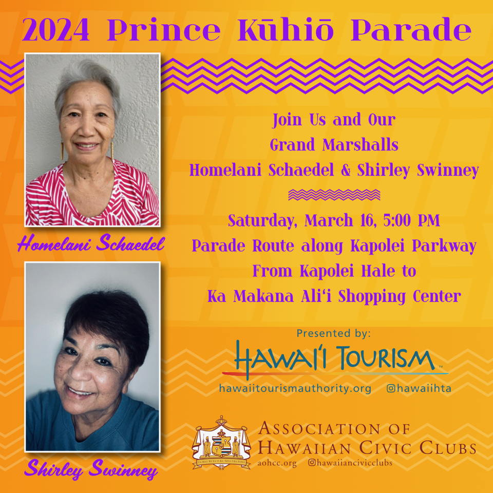 2024 Prince Kuhio Parade Kapolei Chamber of Commerce