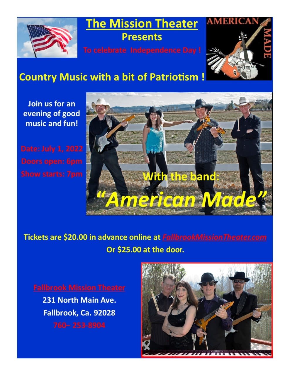 American Made An Independence Day Concert!