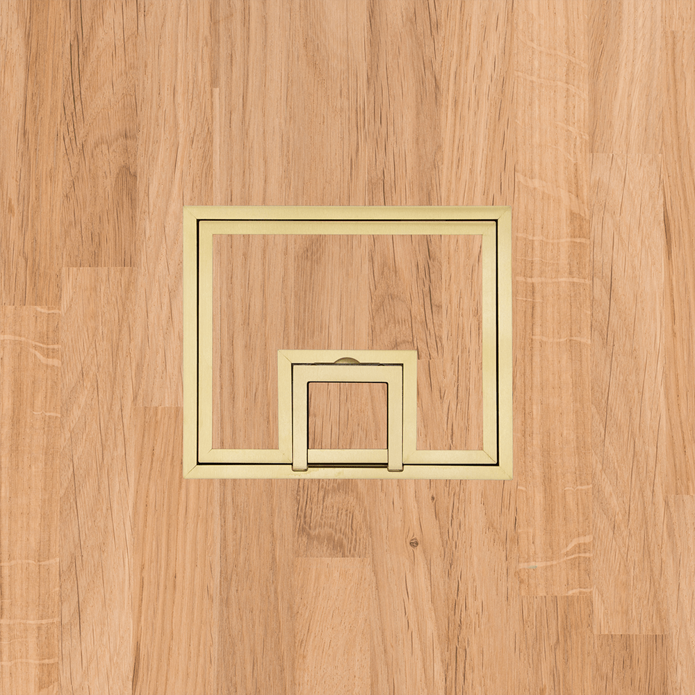 FSR Brass Trim Floor Box Cover