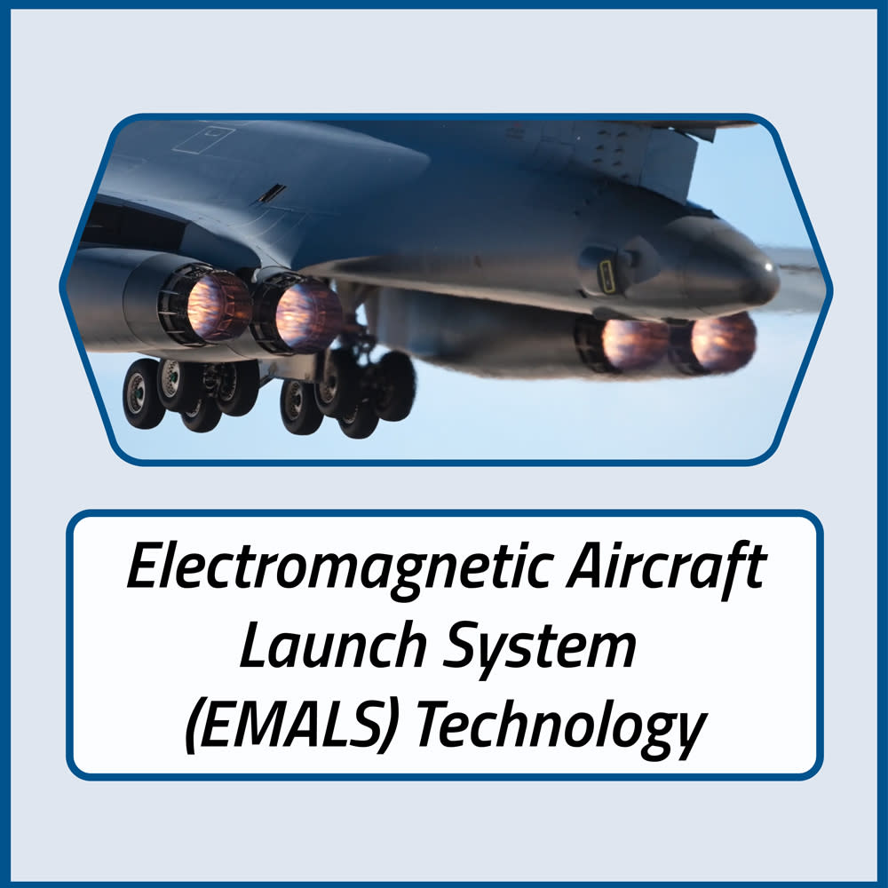 Electromagnetic Aircraft Launch System EMALS Technology