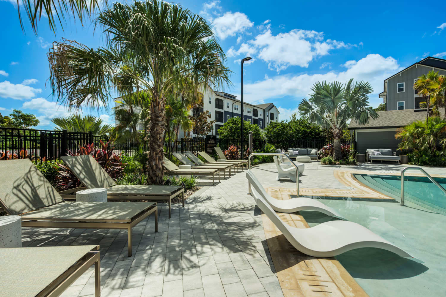 Resort-style pool