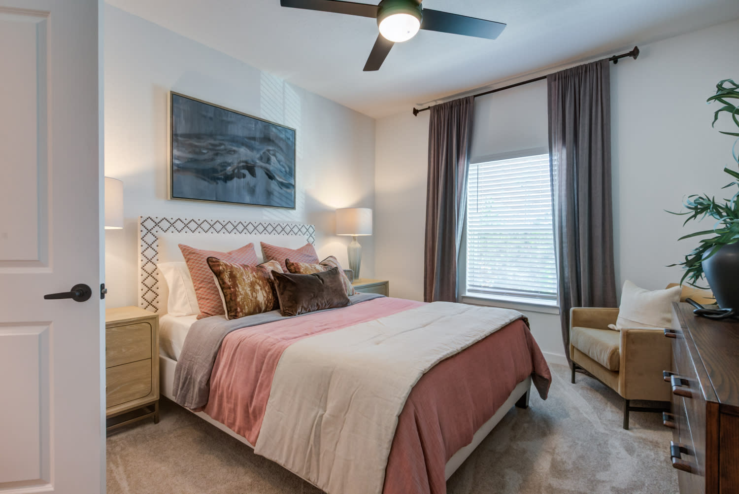Spacious bedroom