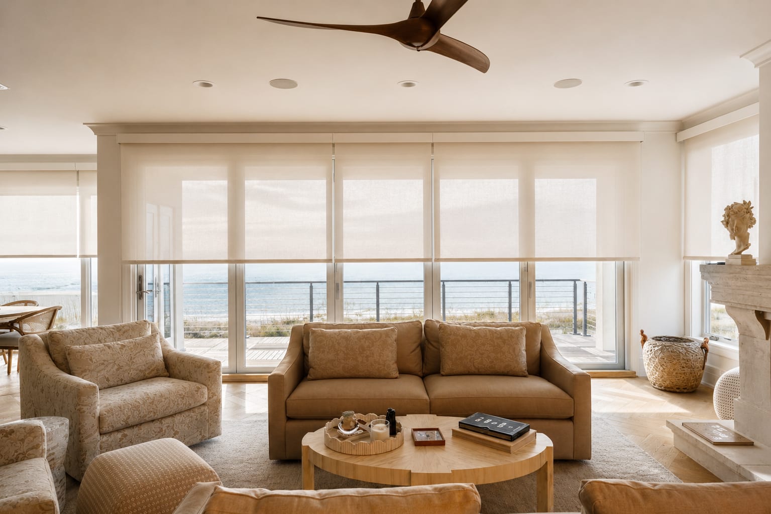 Hunter Douglas Designer Roller Shades in Fernandina Beach, Florida