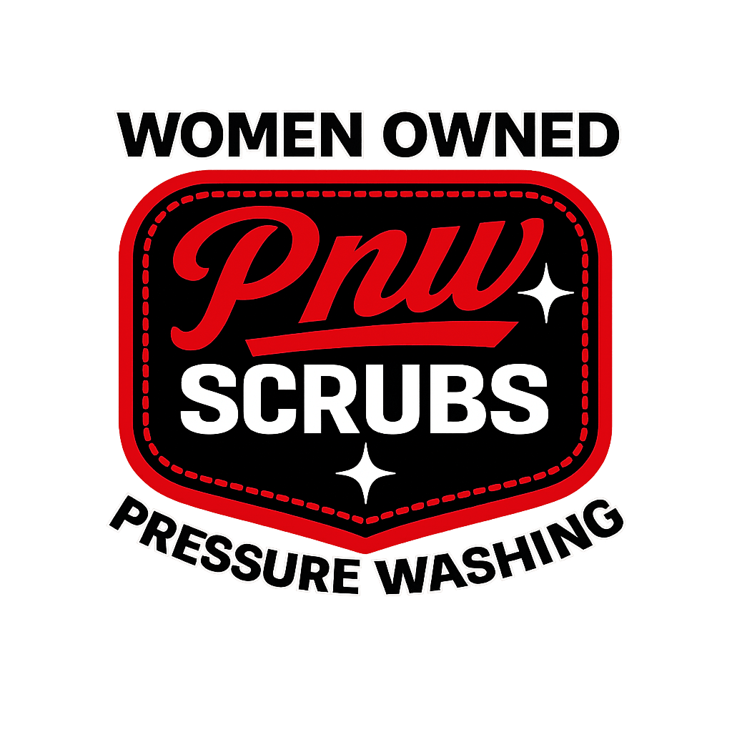 PNW Scrubs women owned pressure washing company in Seattle